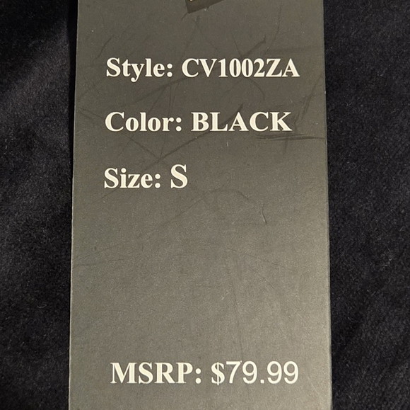 NWT Central Park Black Velour Joggers - Picture 6 of 6